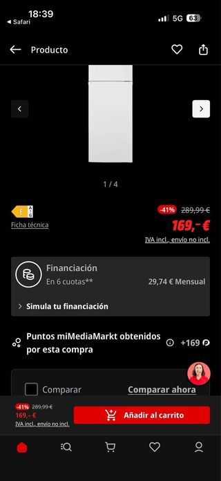 Nevera nueva (comprada en octubre 2025) !!