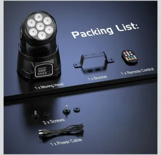 Cabeza Móvil U'KING 70W DMX512 - ¡NUEVA!