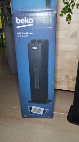 Calefactor Beko RHP 6320 B Torre Cerámico