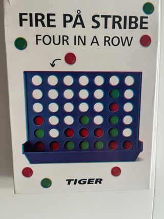 Juego de mesa Fire på Stribe (Four in a Row)