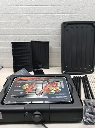 Cecotec Barbacoa Eléctrica PerfectSteak 4250 Stand