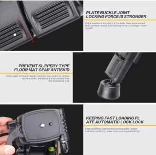 Trípode Zomei 188cm Nuevo