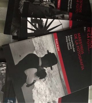Lote 5 libros MAESTROS DE LA FOTOGRAFÍA