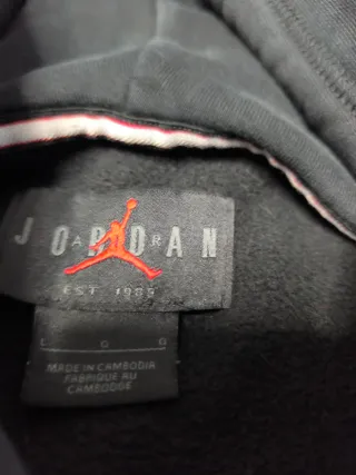 Sudadera Jordan Brooklyn Fleece Hombre Negra
