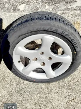 ⚙️Llantas Speedline 15" Peugeot 306gti (4)unidades
