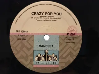 Vinilo Vanessa Crazy For You 1989