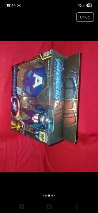 Capitan America Maschera e Action Figure
