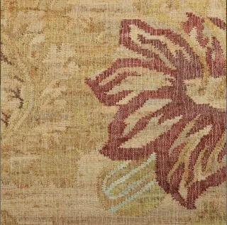 ALFOMBRA DE YUTE Y ALGODÓN CON DISEÑO FLORAL