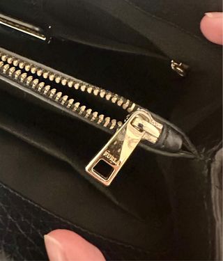 Bolso Furla Negro Piel Texturizada