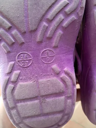 Sandalias moradas niña Paw Patrol