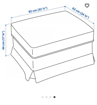 Reposapiés EKTORP IKEA Beige