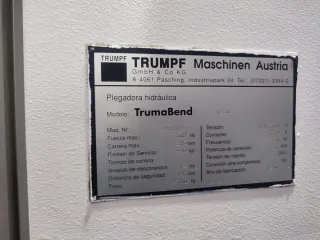 Plegadora Trumabend V50