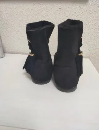Botines negros talla 39