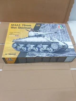 Maqueta M4A3 76mm Wet Sherman Italeri