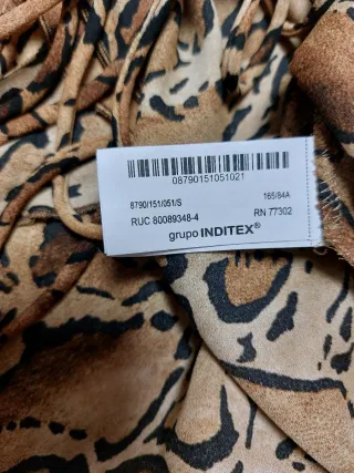 Blusa ZARA estampado animal