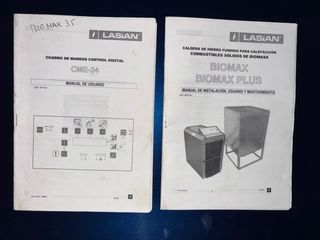 Caldera Lasian Biomax 35 kW con silo y sinfín