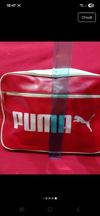 Borsa tracolla Puma rossa
