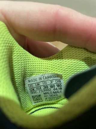 Botas de fútbol Adidas niño amarillas