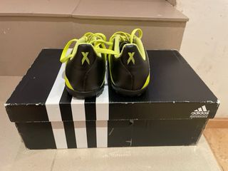 Botas de fútbol Adidas niño amarillas