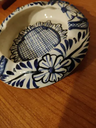 Posacenere fatto a mano decorato