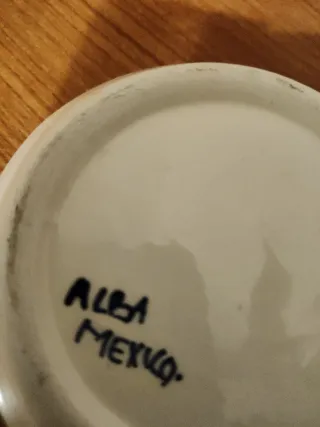 Posacenere fatto a mano decorato