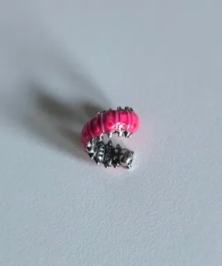 Charm Pandora Bruco Rosa