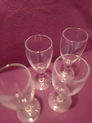 4 Bicchieri Sorbetto Vetro