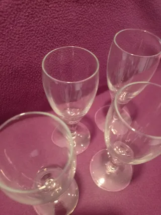 4 Bicchieri Sorbetto Vetro