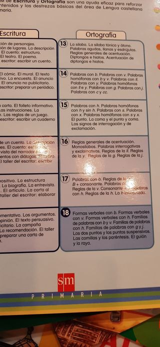 Cuaderno 18 de ortografía. 6 Primaria