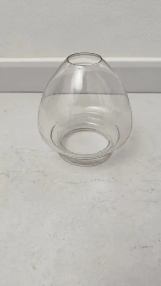 Coppa paralume in vetro trasparente