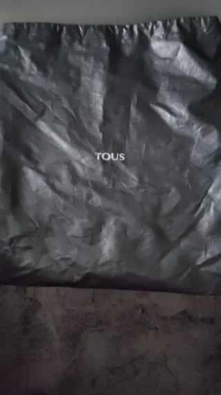 Bolso Tous Negro y Gris Piel Serpiente