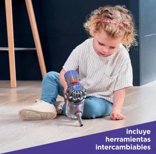 Casdon Dyson aspiradora de juguete interactiva