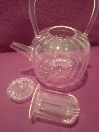 Teiera Ichendorf in Vetro Trasparente