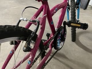 Bicicleta B'Twin 20 Rosa y Azul