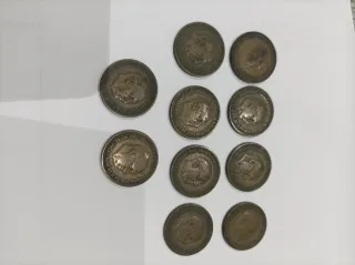 Monedas antiguas varias, precios negociables