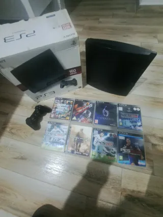 Consola PS3 160GB + 8 Juegos