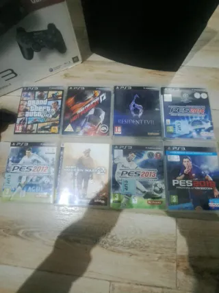 Consola PS3 160GB + 8 Juegos