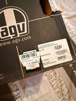 Casco AGV con intercomunicador