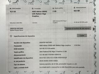 Ordenador sobremesa blanco