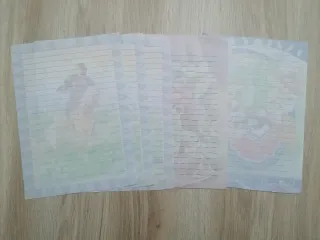 Papel de carta con olor vintage