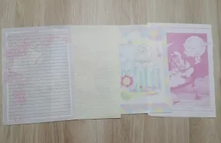 Papel de carta con olor vintage