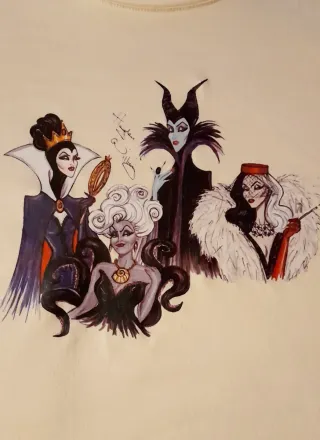 Lote Sudadera Minnie y Camiseta Villanas Disney