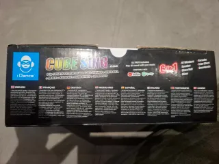 Cubo de baile y micrófono 6 en 1