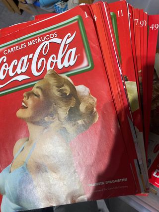 Fasciculos coleccion Coca Cola “Carteles Metalicos