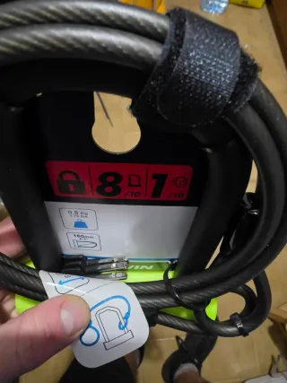 Candado U Bici con Cable