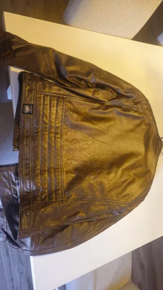 Chaqueta Cuero Black Café 1969 Marrón