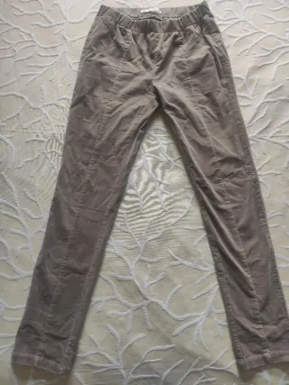 Pantalón pana mujer marrón