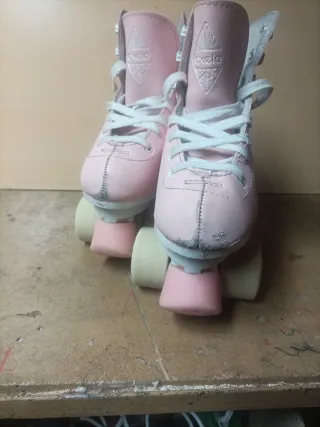 Patines Oxelo rosas talla 33