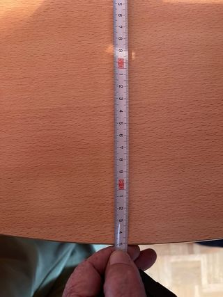 Escritorio de madera amplio