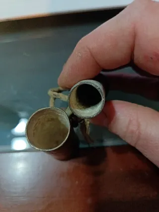 Antiche scatole in ottone decorate